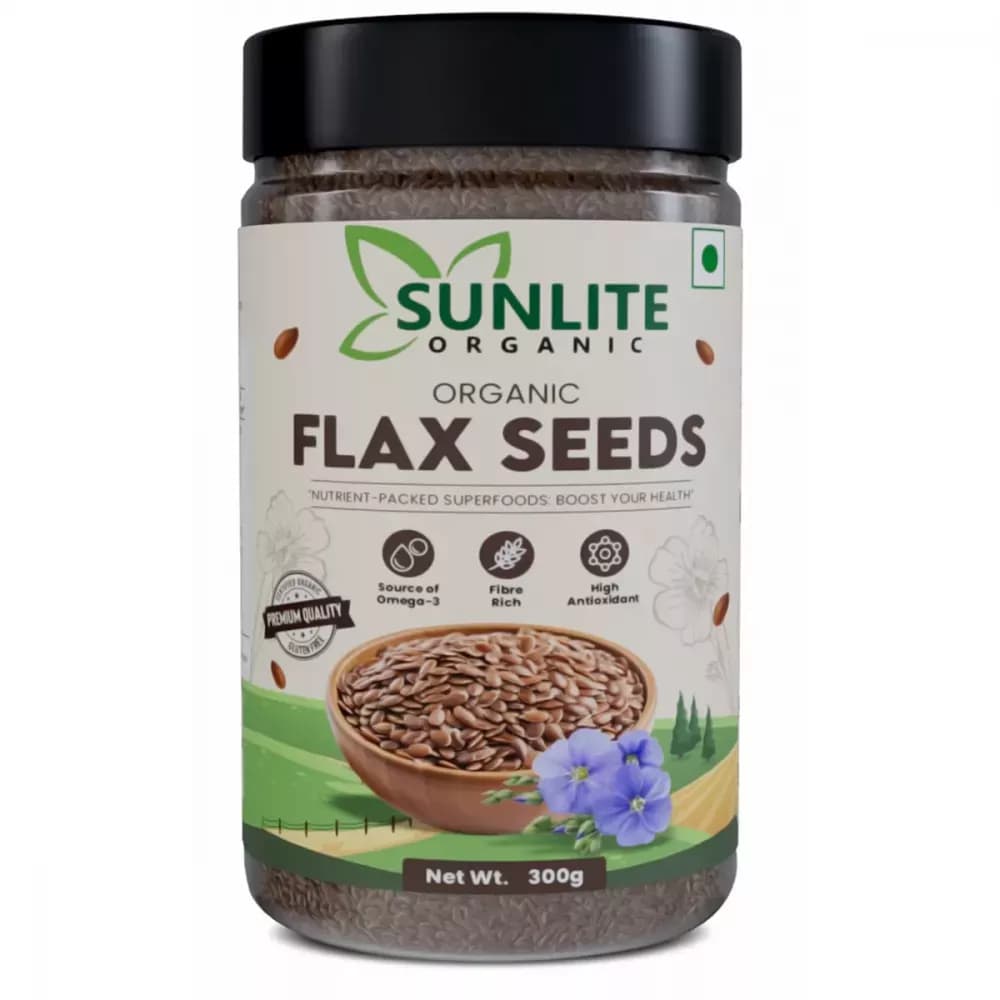 Sunlite Organic Flax Seeds 300 g Main Image