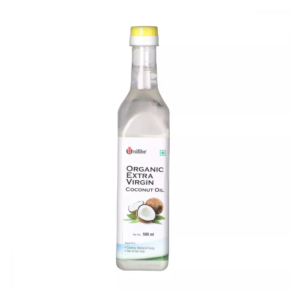 Unifibe Organic Extra Virgin Coconut Oil 500 ml Main Image