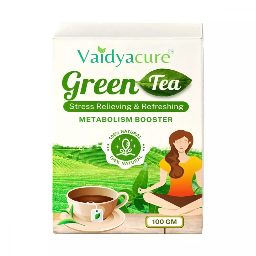 Vaidyacure Green Tea Powder 100 g Main Image