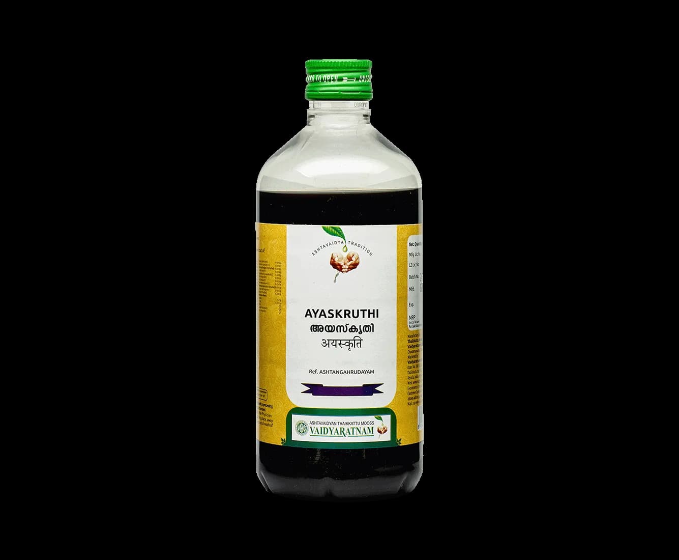 Vaidyaratnam ayaskrithi 450 ml shopindianproductsa