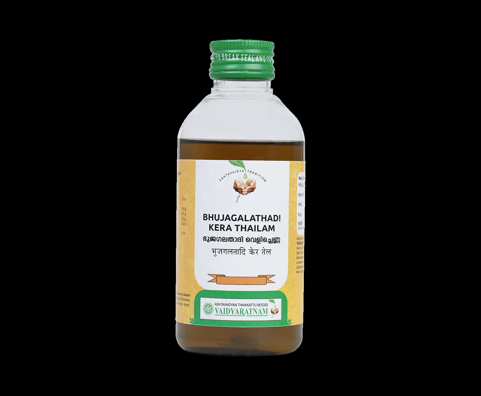 Vaidyaratnam bhujagalathadi kera thailam 200 ml shopindianproductsa