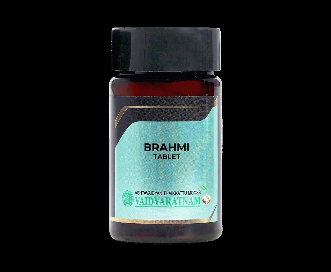 Vaidyaratnam brahmi tablet 60 tablets shopindianproductsa