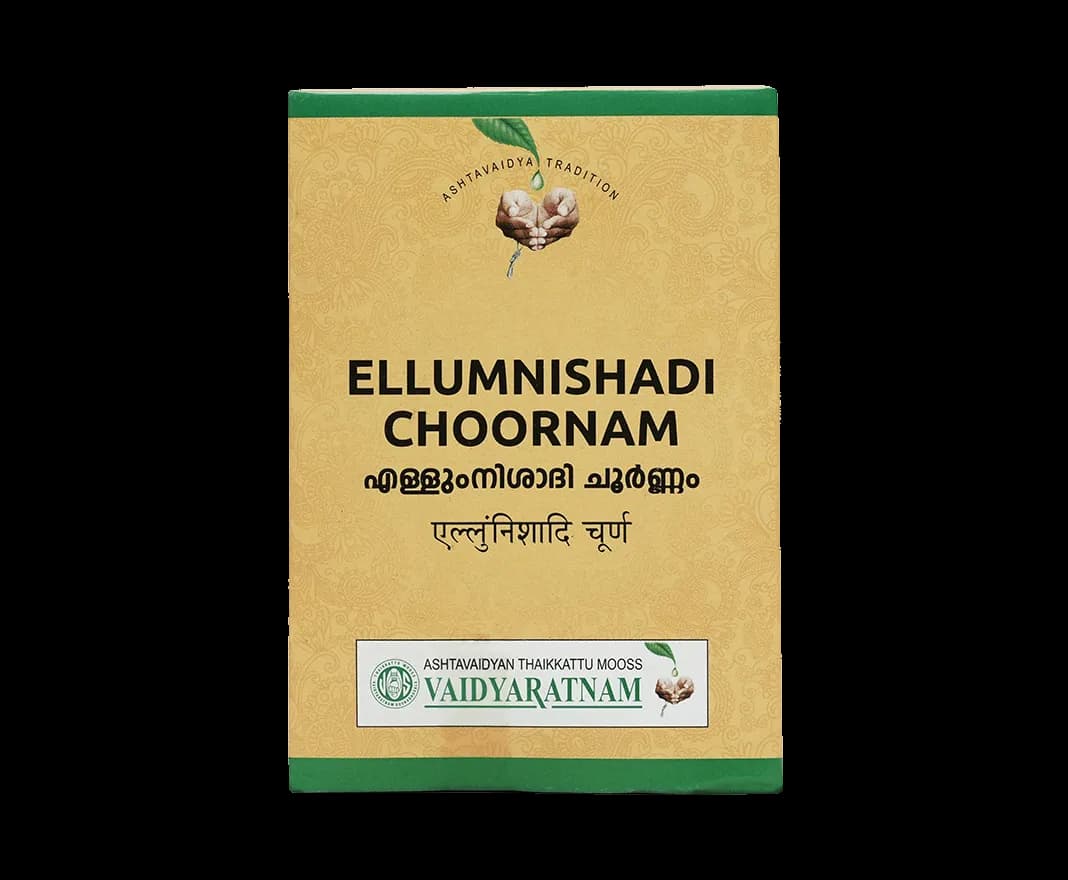 Vaidyaratnam ellumnishadichoornam 100 g shopindianproductsa