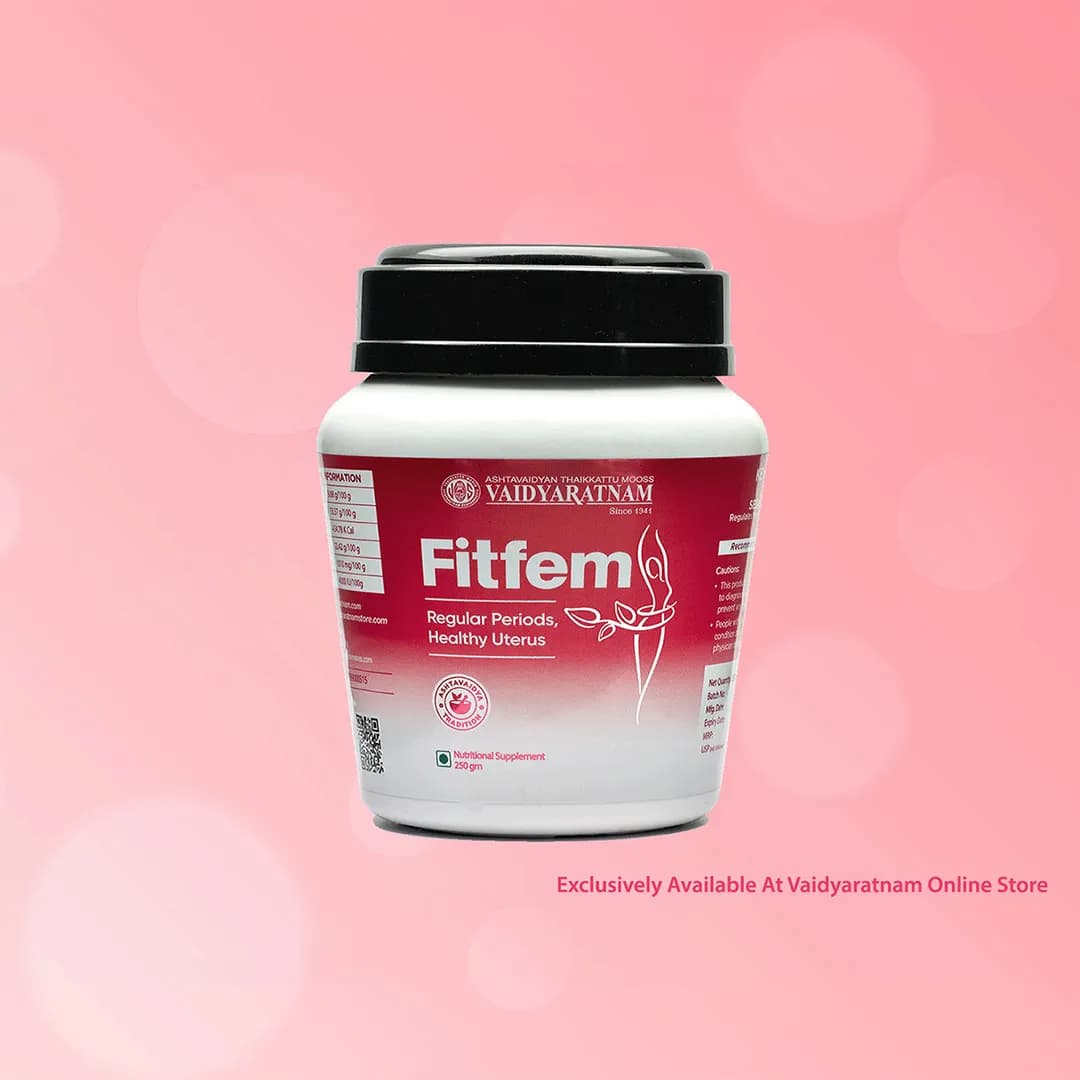 Vaidyaratnam fitfem granules 250 g shopindianproductsa