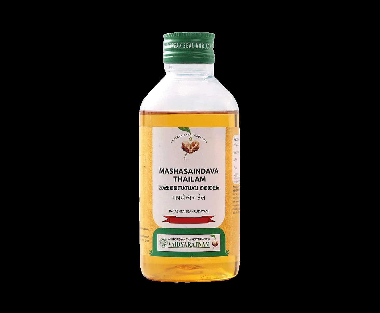 Vaidyaratnam mashasaindhava thailam 200 ml shopindianproductsa