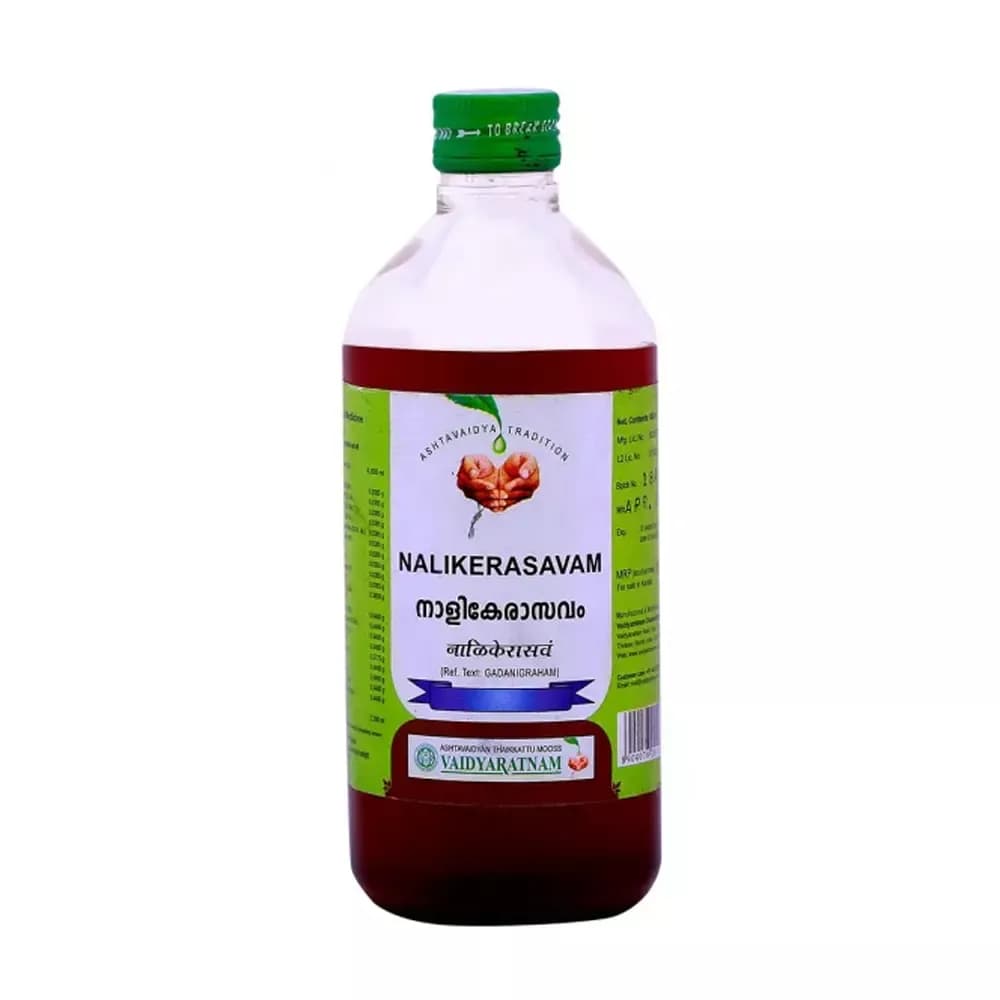 Vaidyaratnam Nalikerasavam 450 ml Main Image