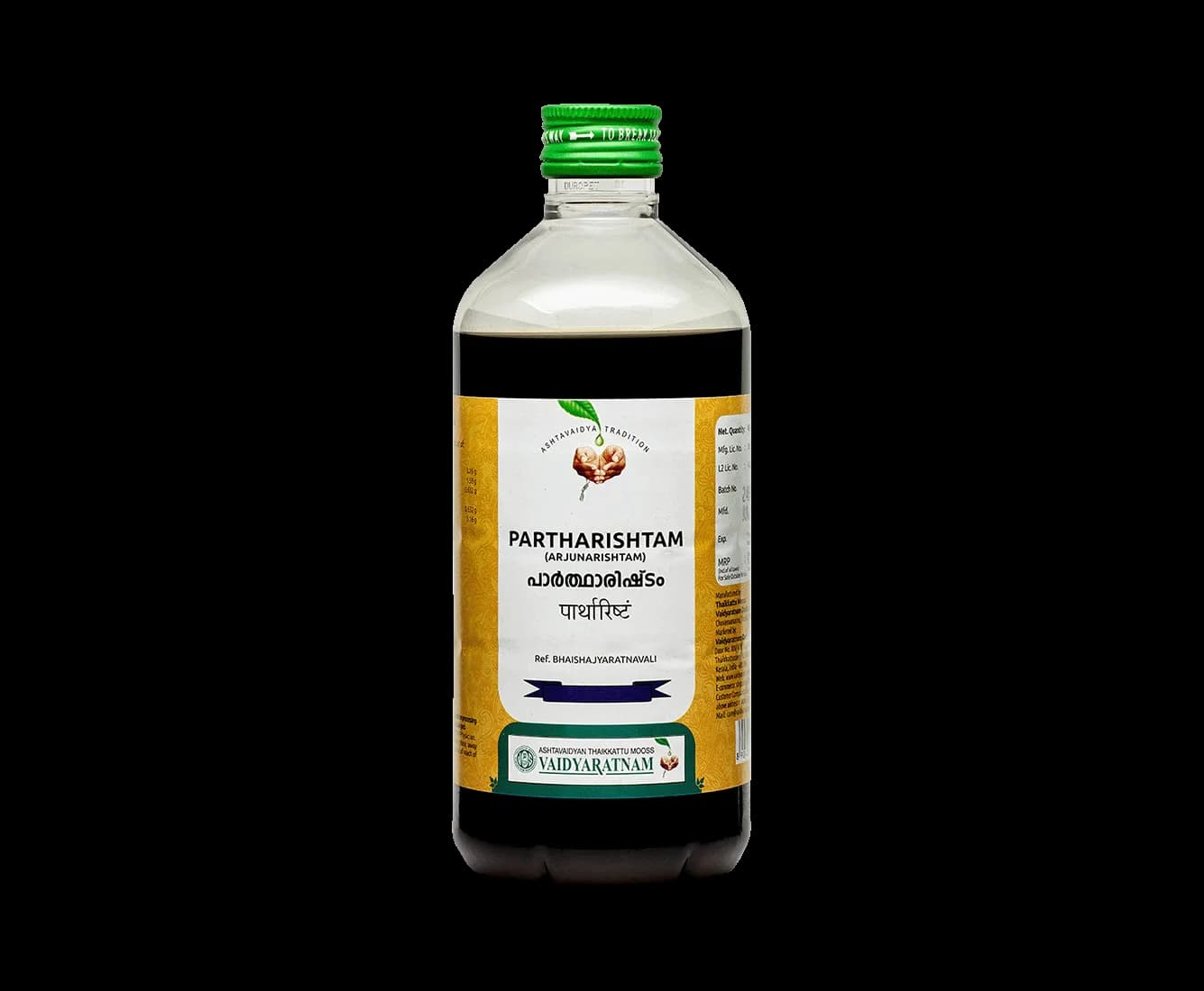 Vaidyaratnam partharishtam 450 ml shopindianproductsa