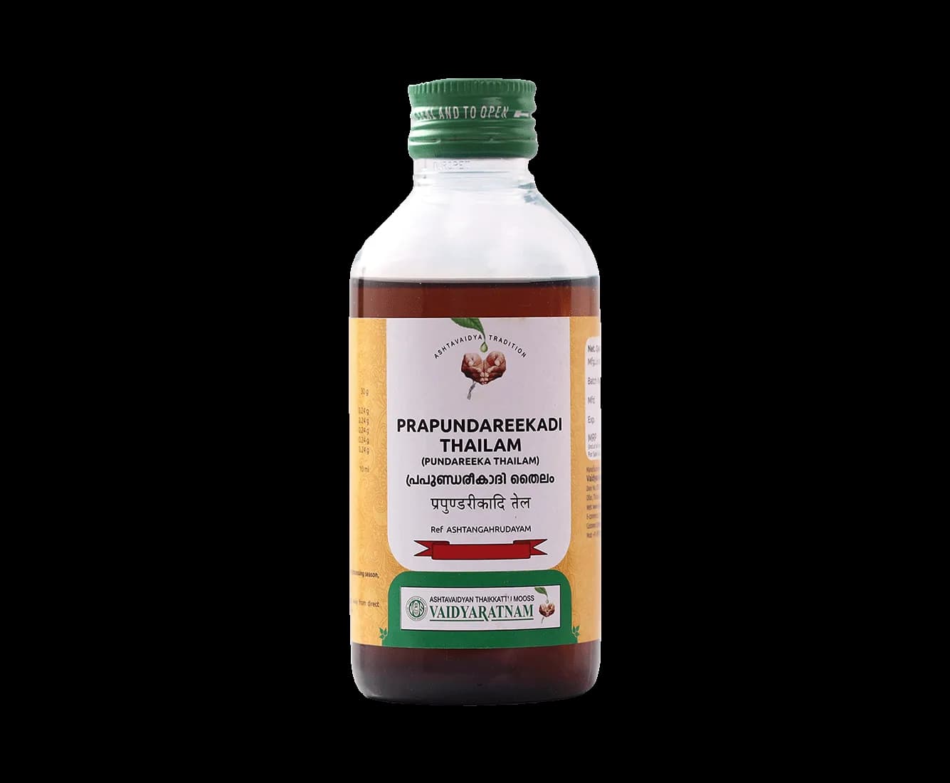 Vaidyaratnam prapundareekadi thailam 200 ml shopindianproductsa