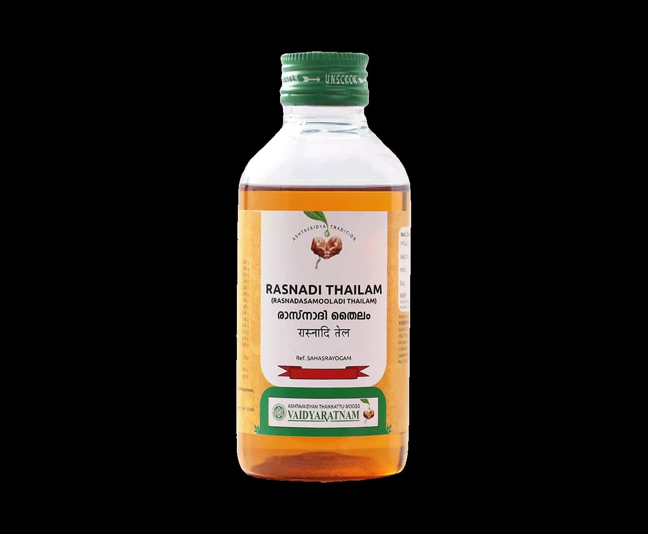 Vaidyaratnam rasnadi thailam 200 ml shopindianproductsa