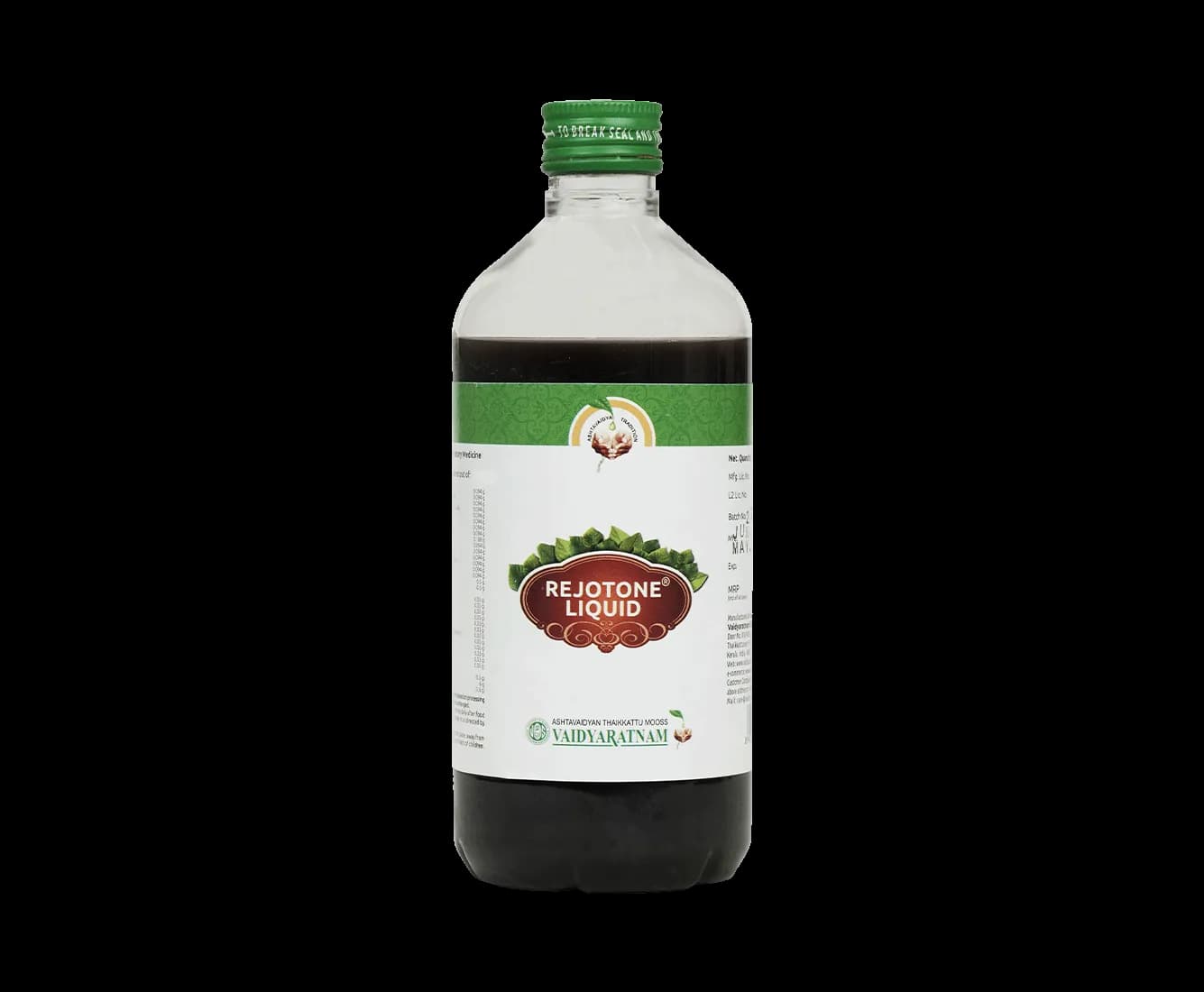 Vaidyaratnam rejotone 450 ml shopindianproductsa