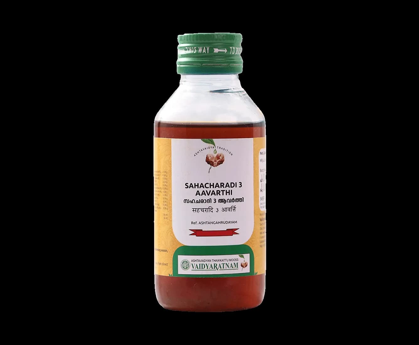 Vaidyaratnam sahacharadi 3 aavarthi 100 ml shopindianproductsa