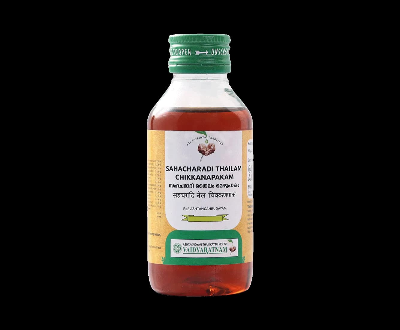 Vaidyaratnam sahacharadi thailam chikkanapakam 100 ml shopindianproductsa