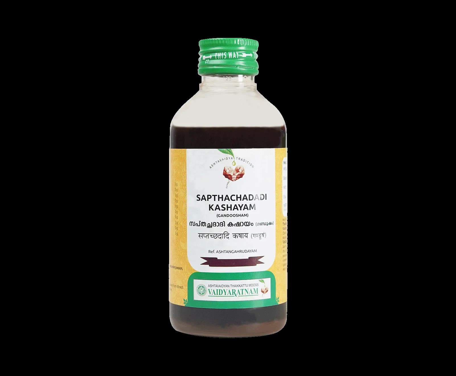 Vaidyaratnam sapthachadadi gandoosham kashayam 200 ml shopindianproductsa