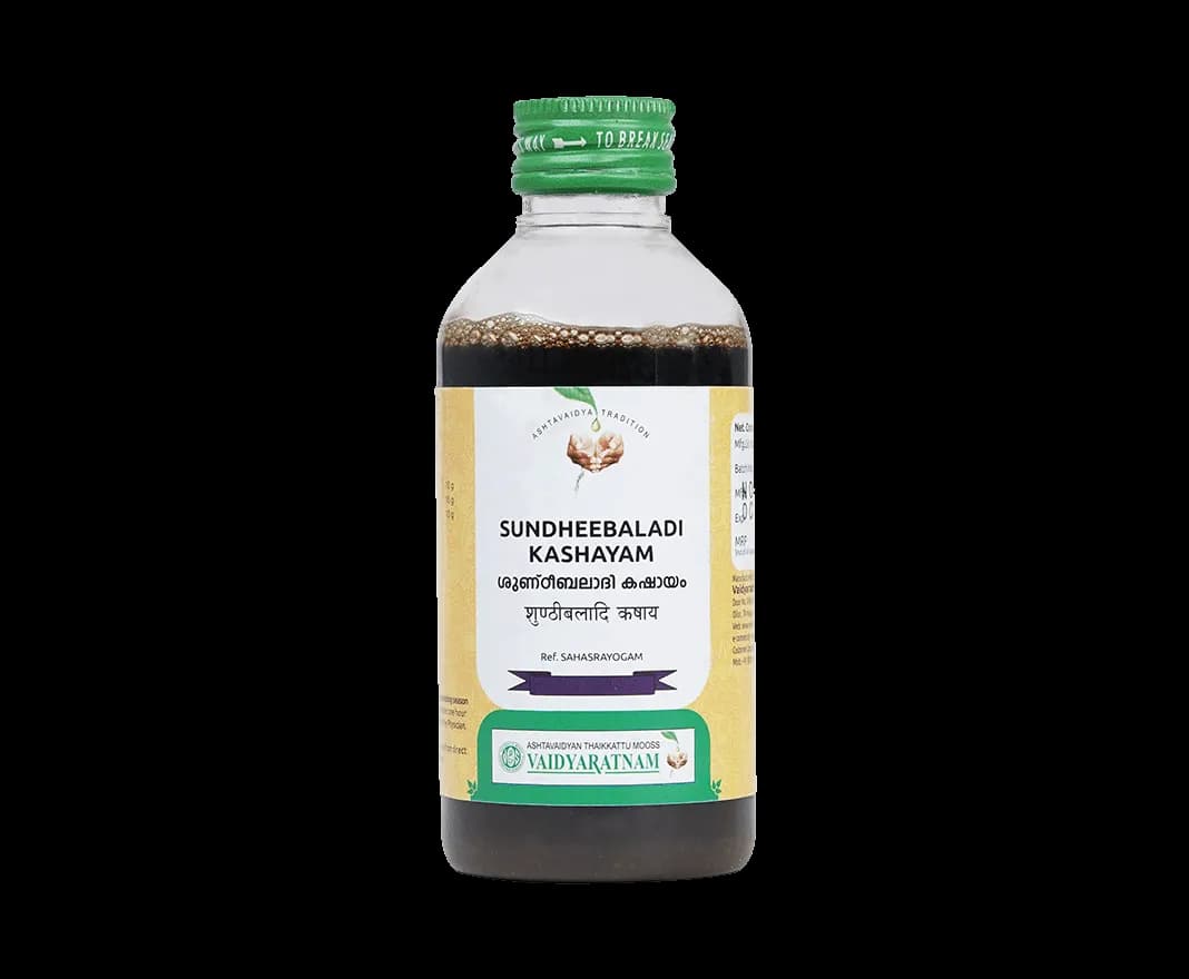 Vaidyaratnam shundheebaladi kwatham 200 ml shopindianproductsa