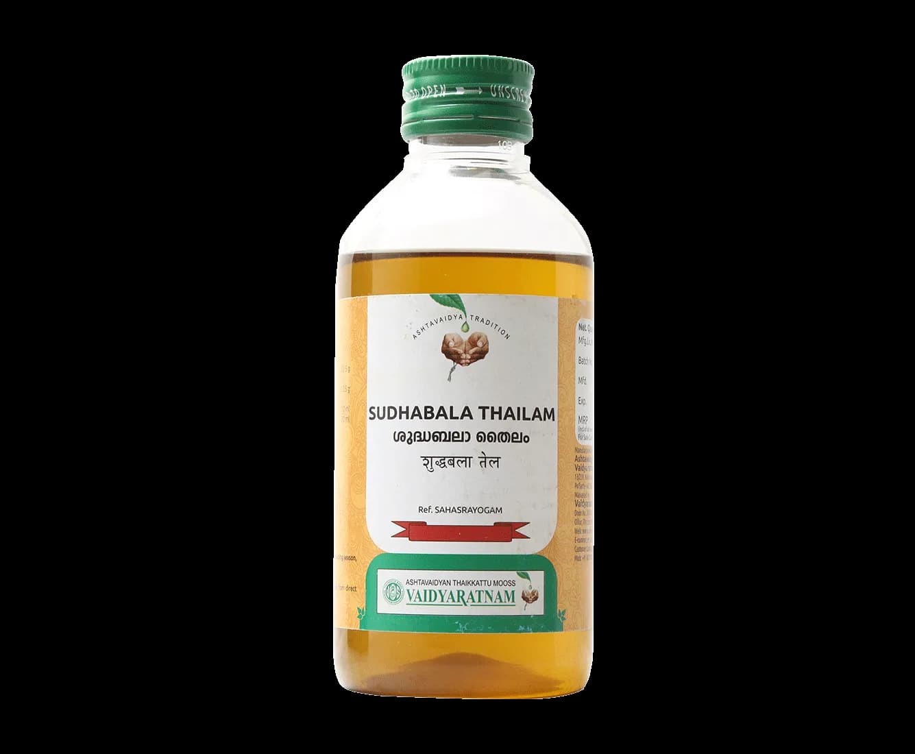 Vaidyaratnam sudhabala thailam 200 ml shopindianproductsa
