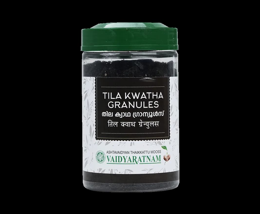 Vaidyaratnam tila kwatham granules 250 g shopindianproductsa