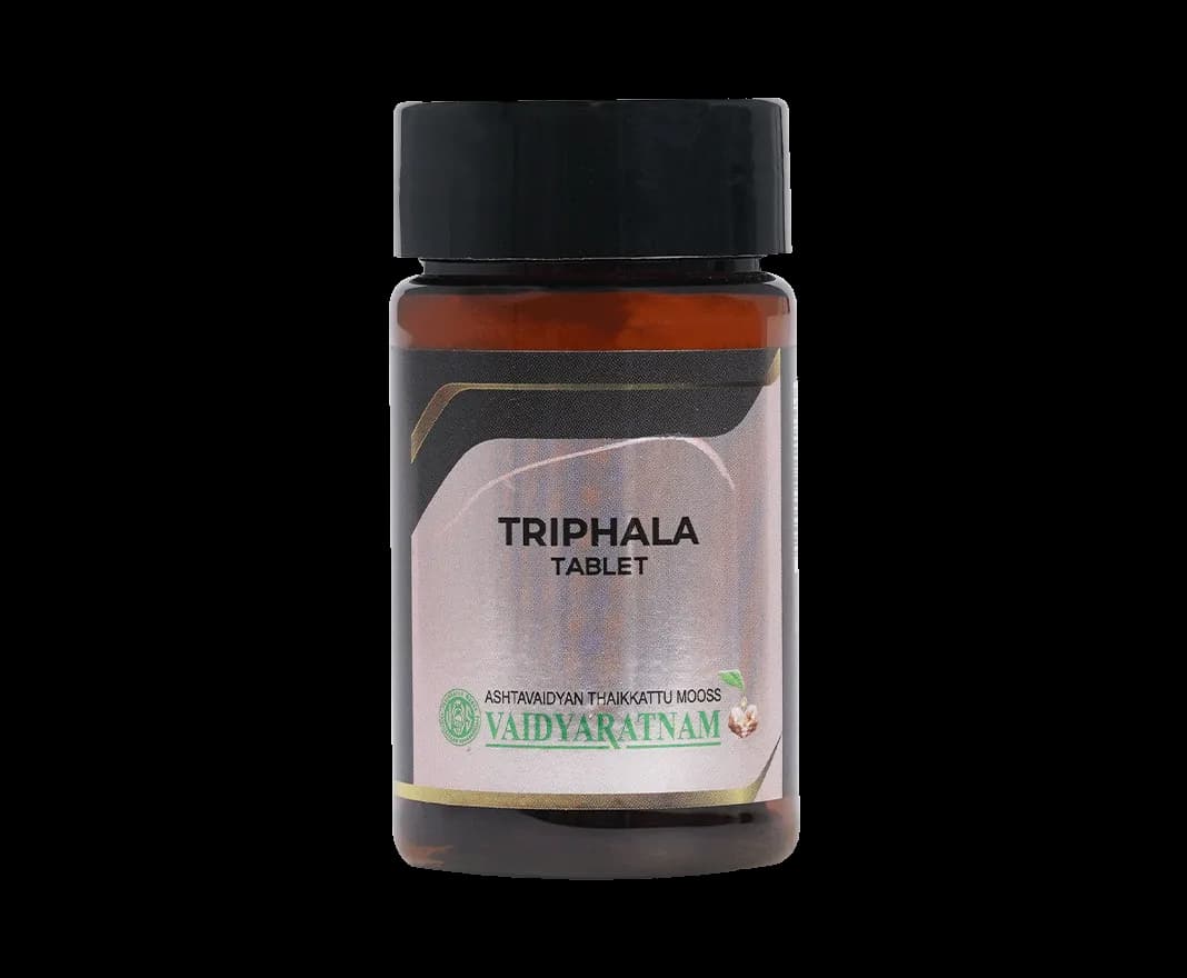 Vaidyaratnam triphala tablet 60 tablets shopindianproductsa