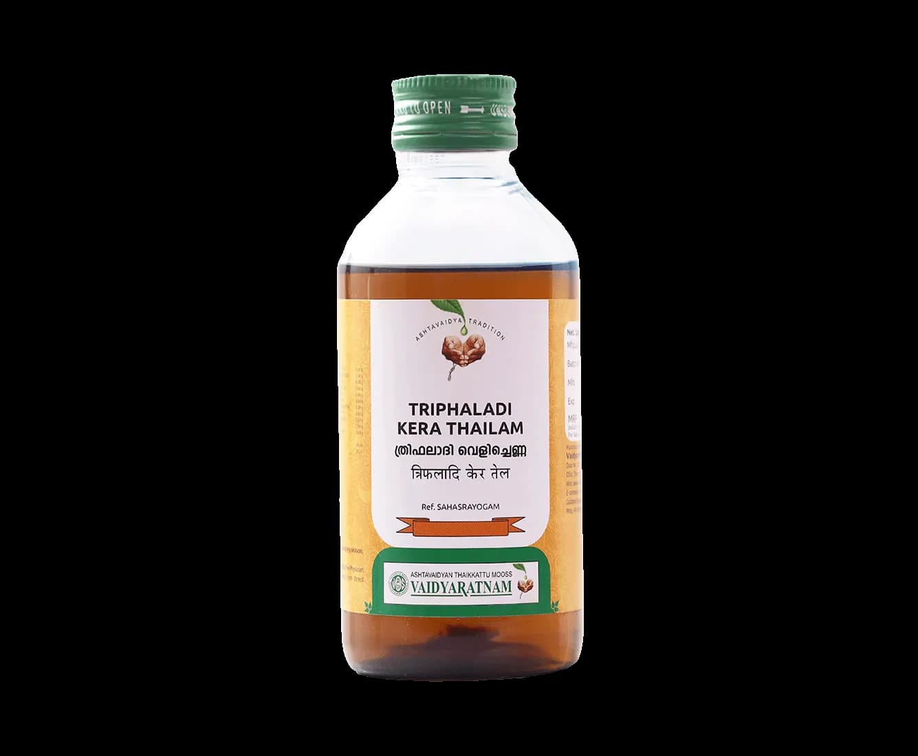 Vaidyaratnam triphaladi kera thailam 200 ml shopindianproductsa