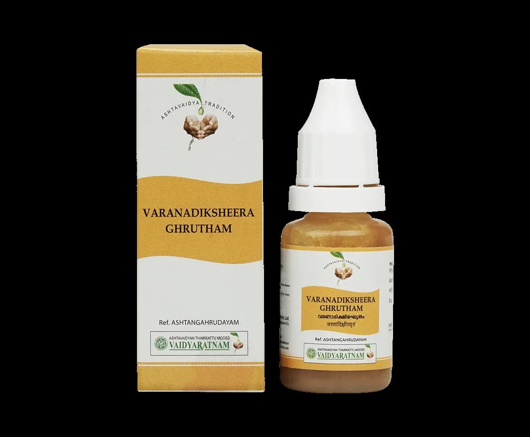 Vaidyaratnam varanadiksheera ghrutham 10 g shopindianproductsa