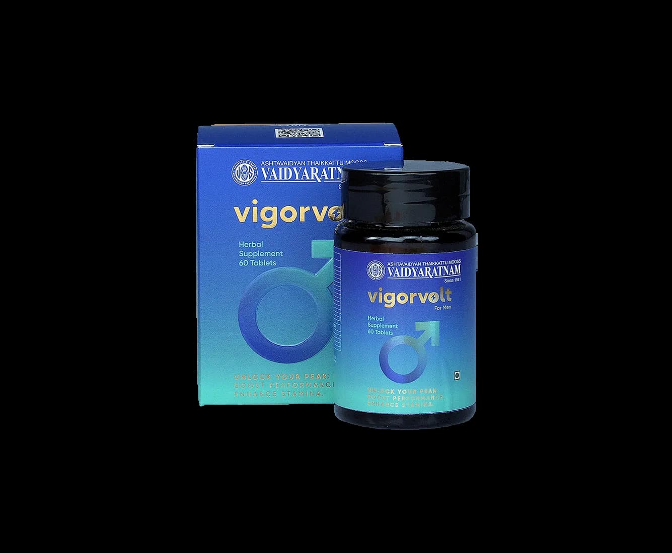 Vaidyaratnam vigorvolt tablet 60 tablets shopindianproductsa