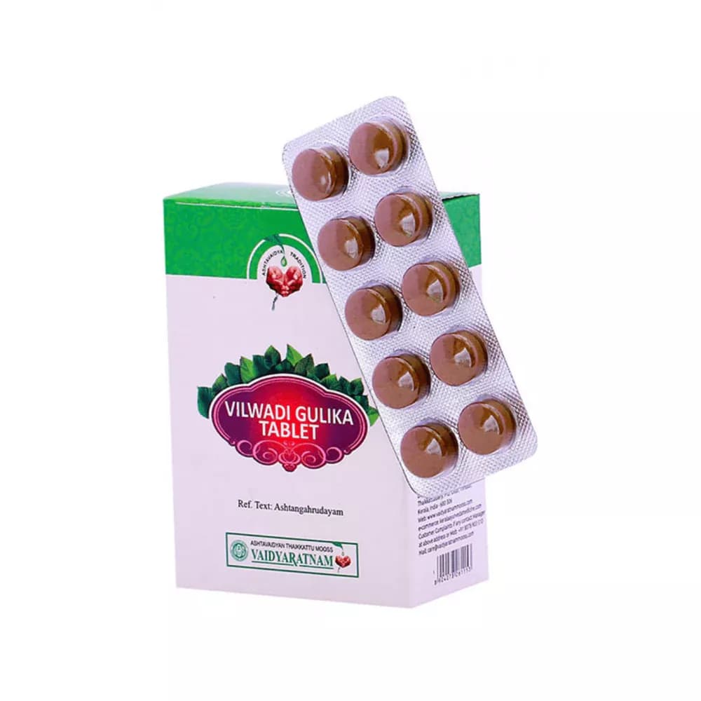 Vaidyaratnam Vilwadi Gulika Tablet 100 Tablets Main Image