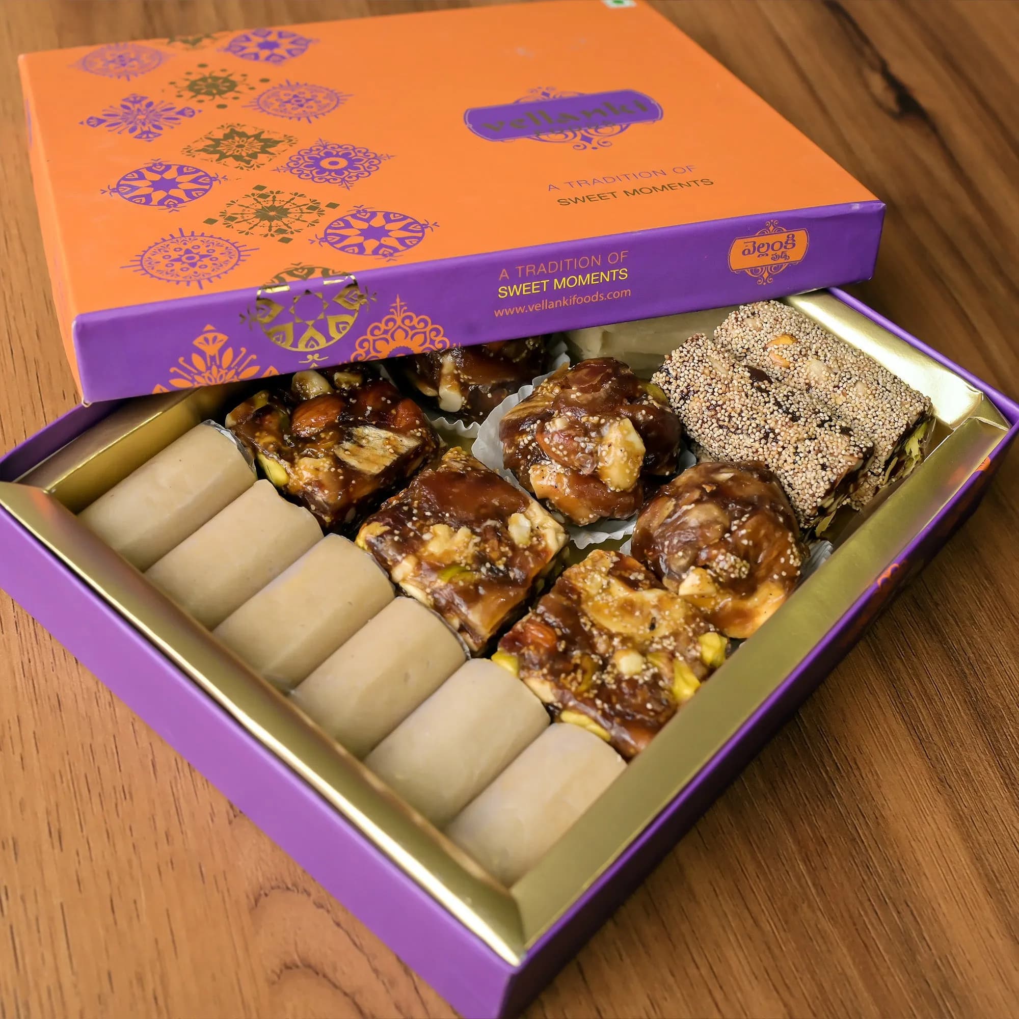 Vellanki Foods Dry Fruit Assorted Sweets — 250 g