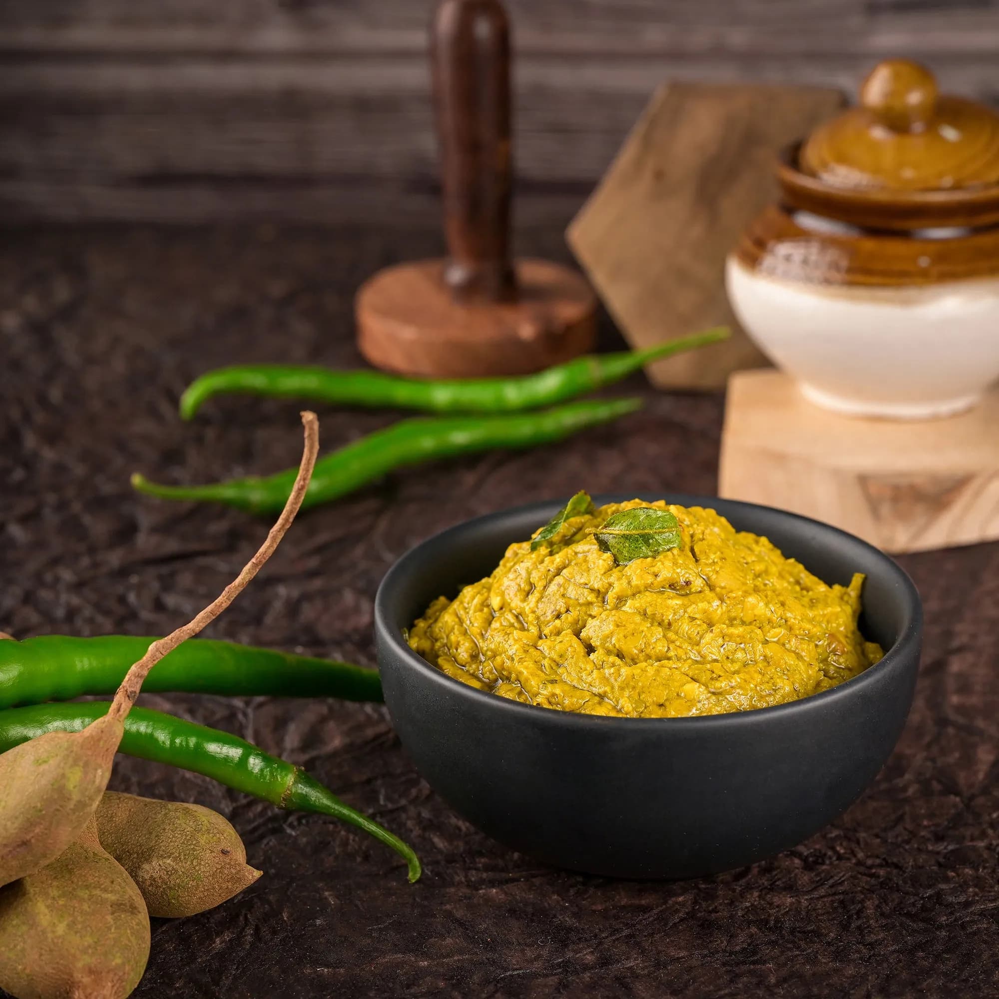 Vellanki Foods Greenchilli Tamarind Pickles 250 G ShopIndianProductsa