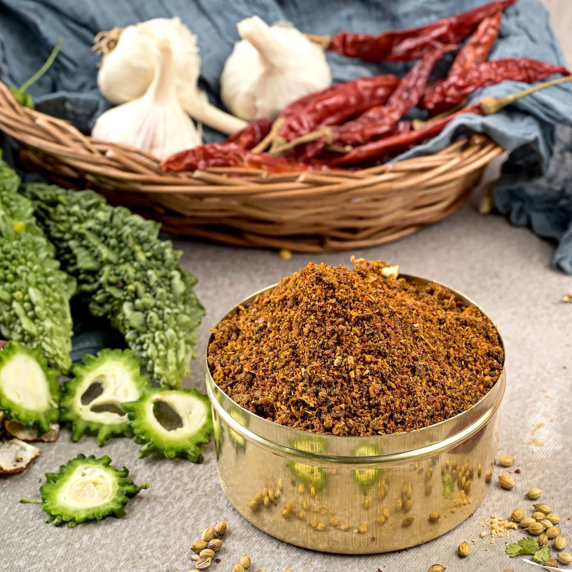 Vellanki Foods Kakarakaya Karam Bittergourd 250 G ShopIndianProductsa