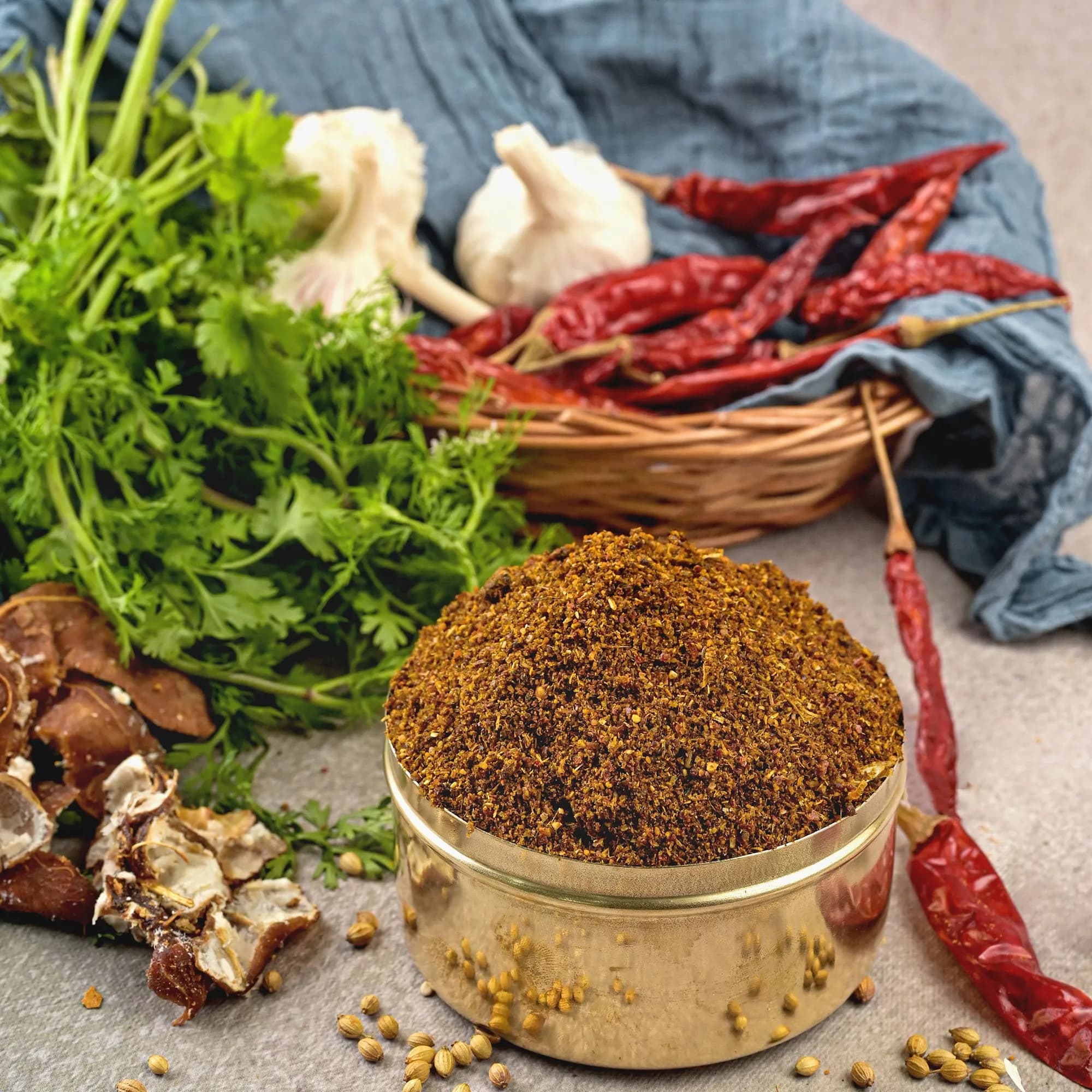 Vellanki Foods Kothimeera Karam Coriander Leaves 250 G ShopIndianProductsa