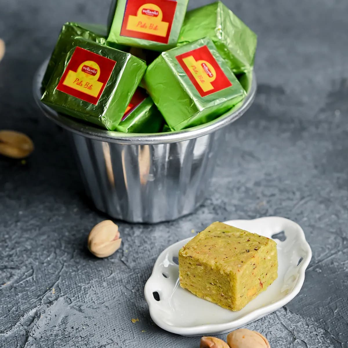 Vellanki Foods Pista Bite — 250 g