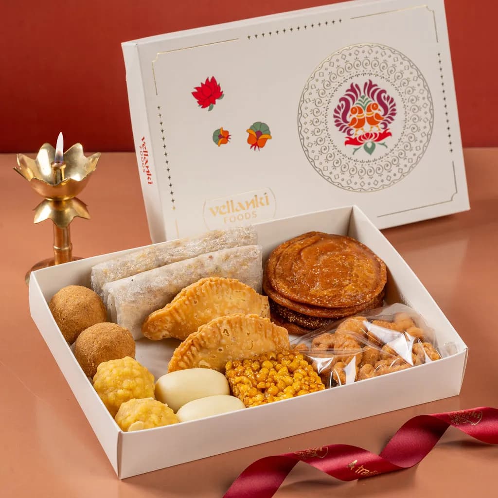 Vellanki Foods Traditional Sweet Box — 650 g