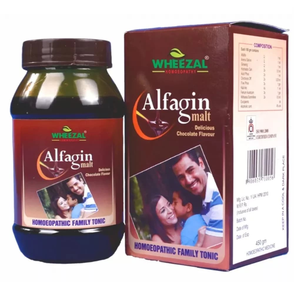 Wheezal Alfagin Malt Delicious Chocolate 250 g Main Image