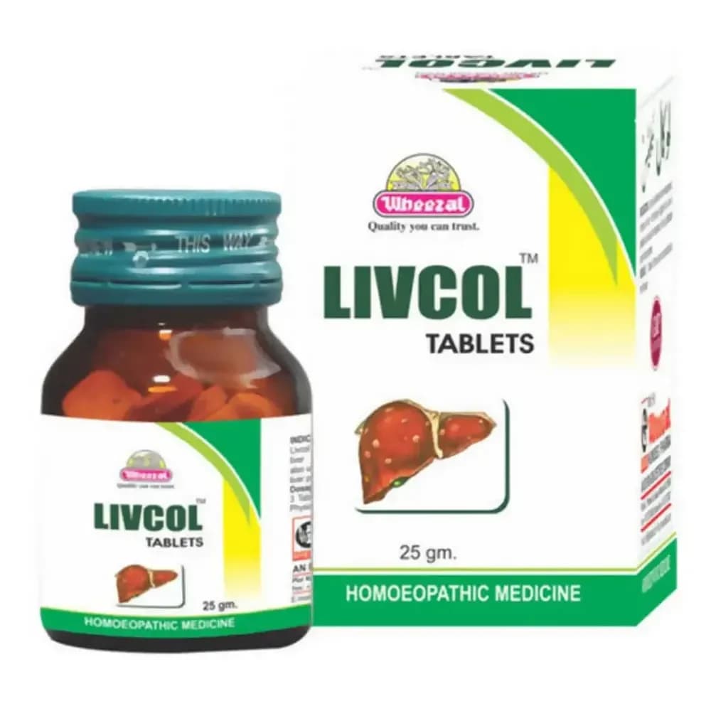 Wheezal Livcol Tablet 25 g Main Image