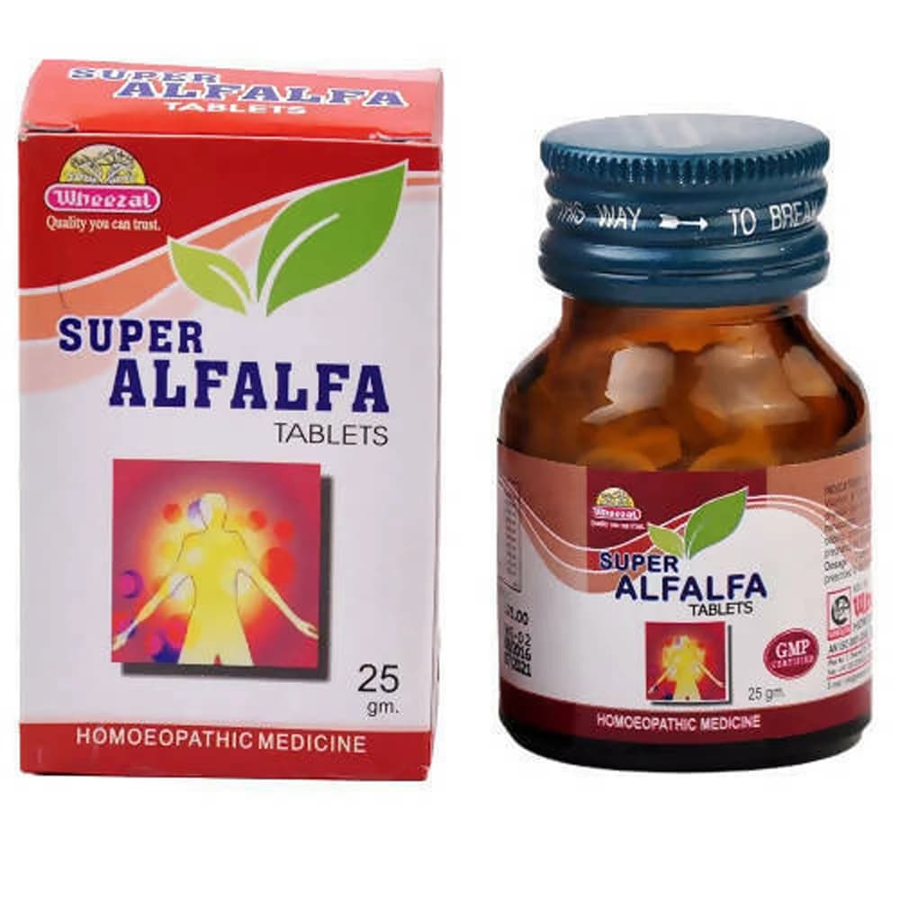 Wheezal Super Alfalfa Tablet 25 g Main Image