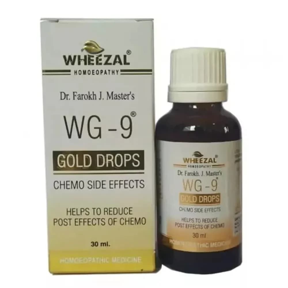 Wheezal WG9 Chemo Side Effects Gold Drop 30 ml Main Image