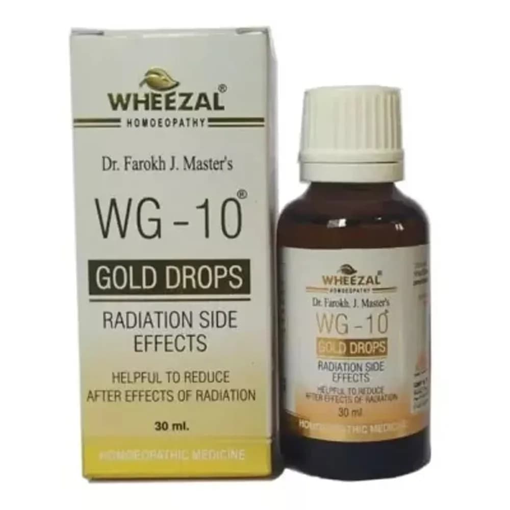 Wheezal WG10 Radiation Side Effects Gold Drop 30 ml Main Image
