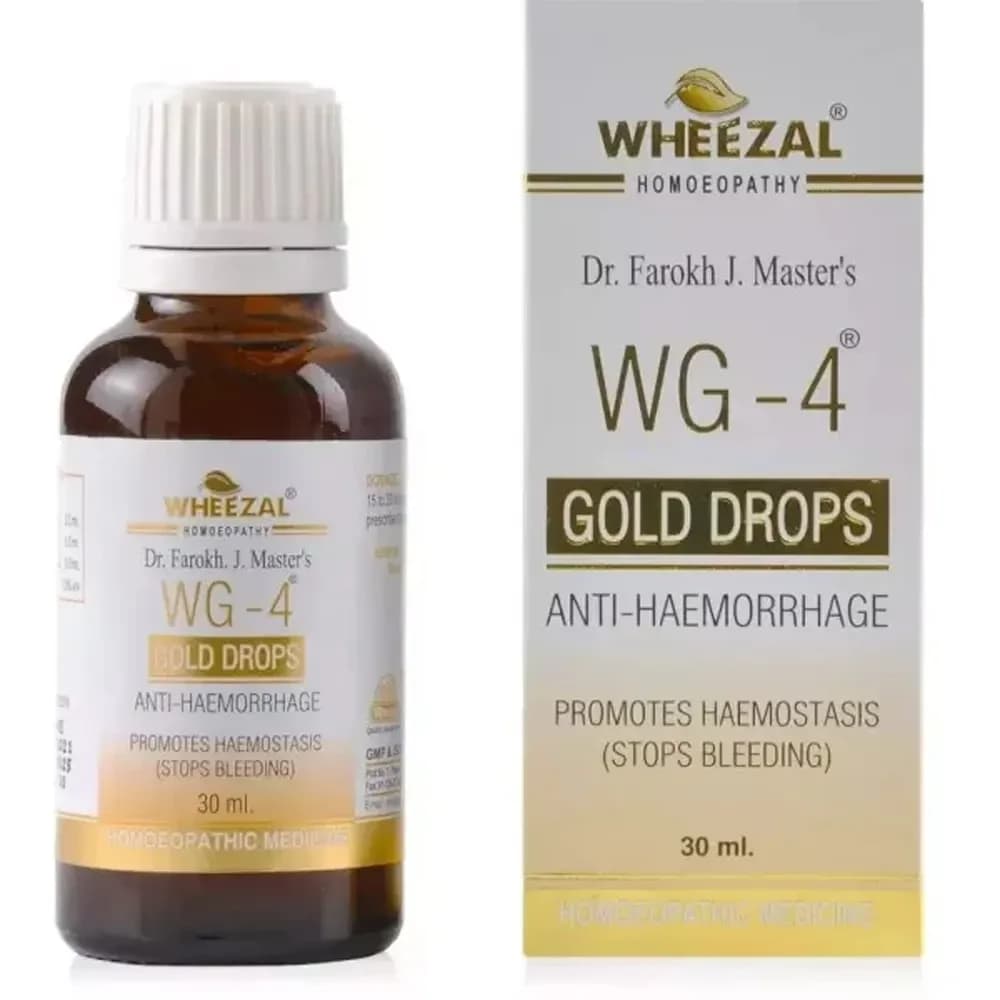 Wheezal WG4 Anti-Haemorrhage Gold Drop 30 ml Main Image