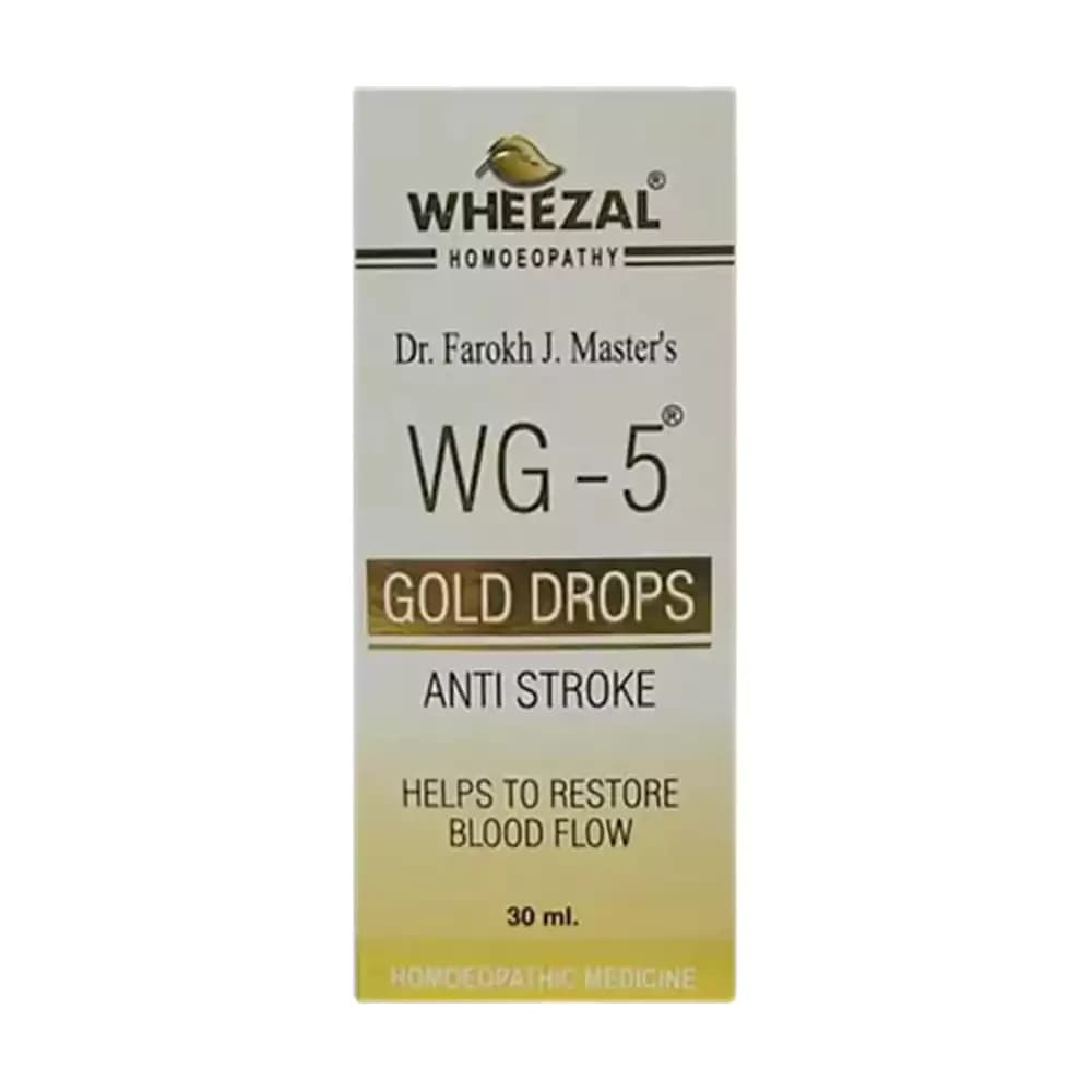 Wheezal WG5 Anti Stroke Gold Drop 30 ml Main Image
