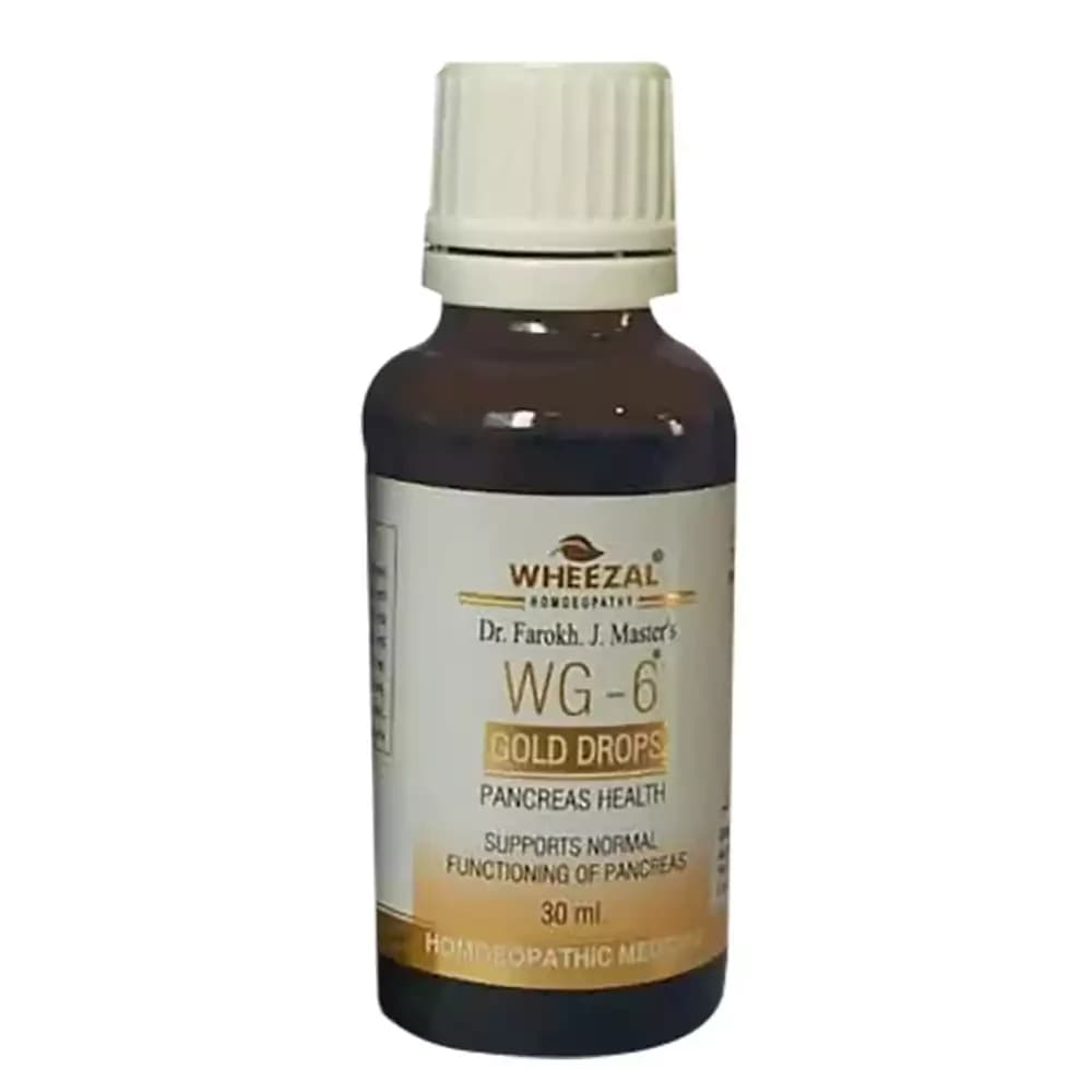 Wheezal WG6 Pancreas Health Gold Drop 30 ml Main Image