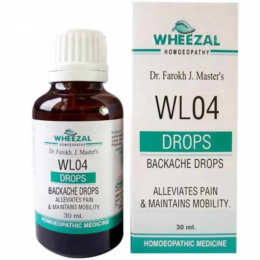 Wheezal WL-04 Backache Drop 30 ml Main Image
