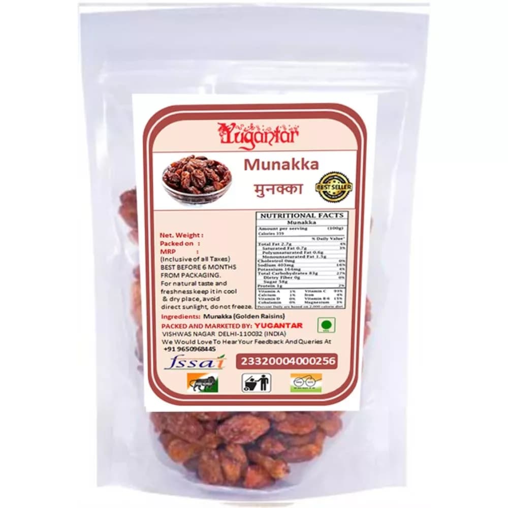 Yugantar Munakka Nutrition Facts & Manufacturing Details
